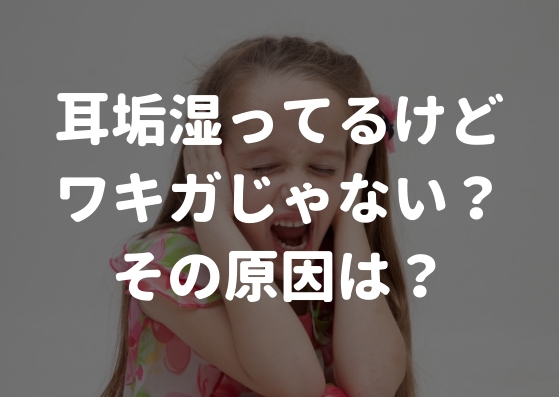 耳垢湿ってるけどワキガじゃない人もいる？確かめる方法は？